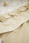 Laken Wieg Meyco Ruffle Sand