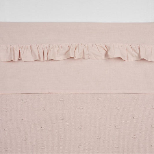 Laken Wieg Meyco Ruffle Soft Pink