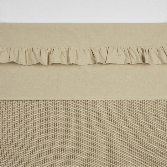 Laken Ledikant Meyco Ruffle Sand