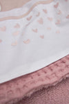 Laken Ledikant Meyco Heart Soft Pink
