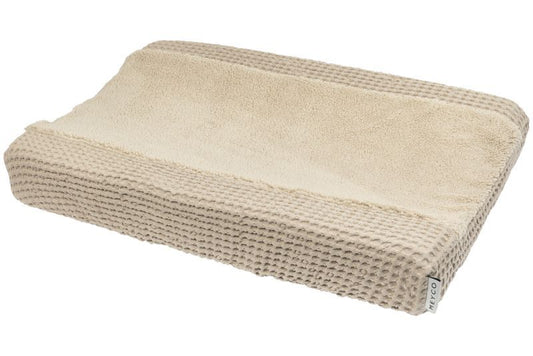 Aankleedkussenhoes Meyco Wafel Teddy Sand