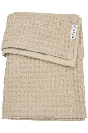 Deken Wieg Meyco Wafel Cotton Sand