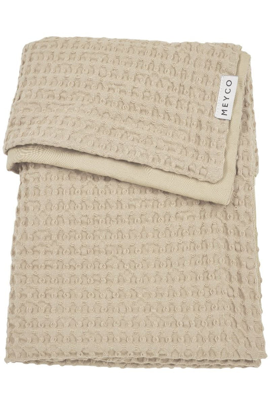 Deken Wieg Meyco Wafel Cotton Sand