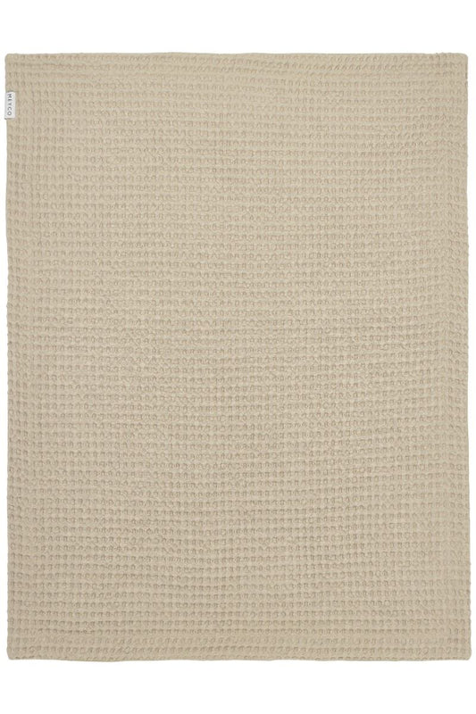 Deken Ledikant Meyco Wafel Cotton Sand