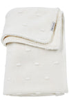 Deken Ledikant Meyco Knots Teddy Offwhite 100x150