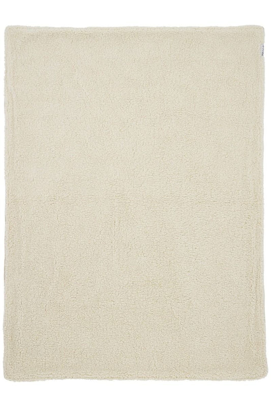 Deken Ledikant Meyco Knots Teddy Soft Sand 100x150