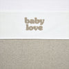Laken Wieg Meyco Baby Love Sand Melange 75x100