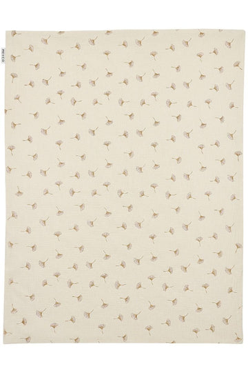 Deken Wieg Meyco Gingko Soft Sand 75x100