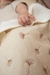 Deken Ledikant Meyco Pre Washed Hydrofiel Gingko Soft Sand