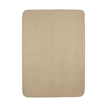 Deken Ledikant Meyco Jaquard Pure Flannel Taupe