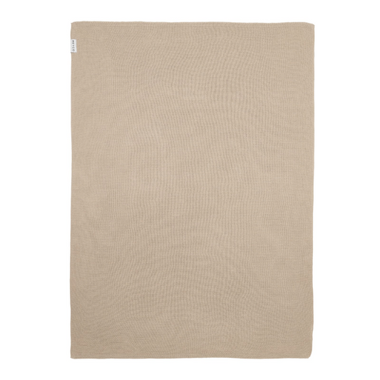 Deken Wieg Meyco Basic Gebreid 75x100 Sand