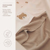 Deken Ledikant Meyco Basic Gebreid 100x150 Sand