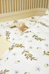 Dekbedovertrek + Kussensloop Junior Meyco Lemon Soft Yellow 120x150