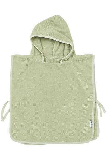 Badponcho Meyco Popcorn 1-3 jaar Soft Olive