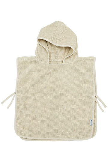 Badponcho Meyco Popcorn 1-3 jaar Soft Sand