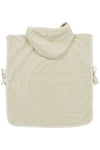 Badponcho Meyco Popcorn 1-3 jaar Soft Sand
