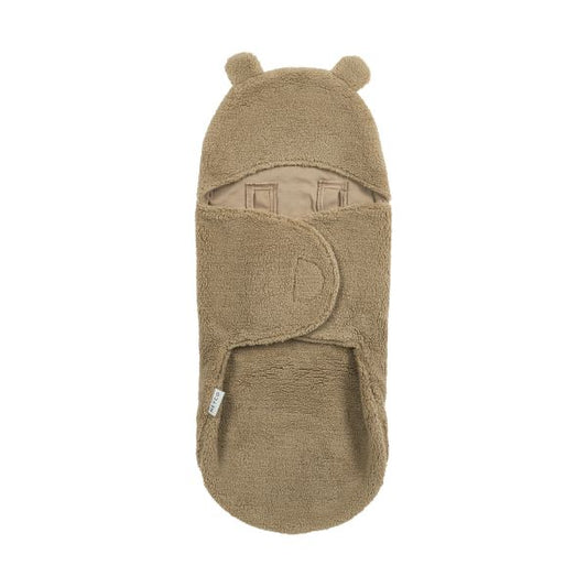 Wikkeldeken Meyco Teddy Bear Warm Brown