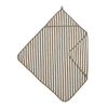 Badcape Meyco Jacquard Fat Stripe Taupe