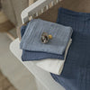 Swaddle Doek Meyco Pre-washed Jeans Blue & Indigo 2-pack