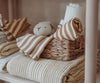 Luiers Meyco Pre Washed Stripe Taupe 2-pck