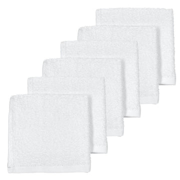 Spuugdoek Meyco Basic Badstof Wit 6-pack