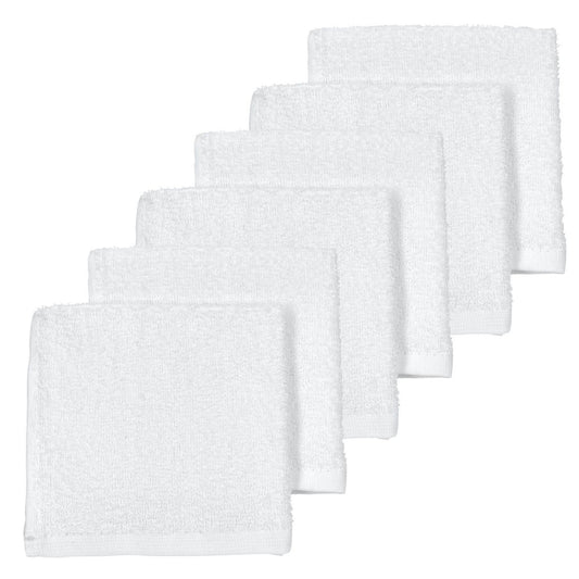 Spuugdoek Meyco Basic Badstof Wit 6-pack