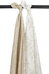 Swaddle Doek Meyco Branches Sand 2-pack