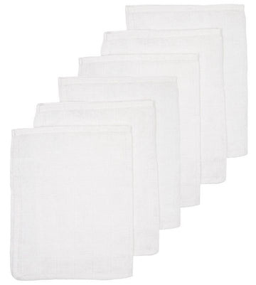 Washandjes Meyco Uni Wit 6-pack