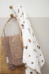 Swaddle Doek Meyco Forest Animals Toffee 2-pack