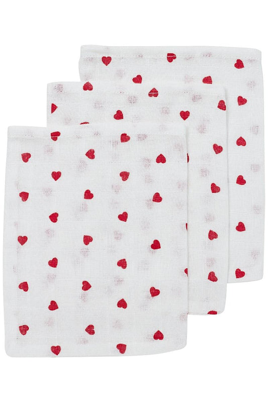 Washandjes Meyco Sweet Heart 3 st