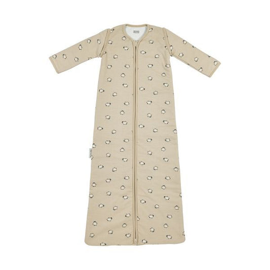 Slaapzak 4-seizoenen Meyco Interlock Jersey Penguin Soft Sand