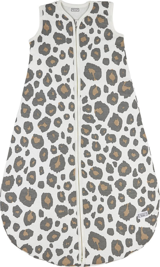 Slaapzak Meyco Rond Panter Jersey Neutral 110cm