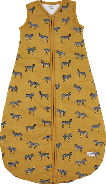 Slaapzak Meyco Rond Panter Jersey Honey Gold 98cm