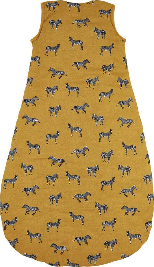 Slaapzak Meyco Rond Panter Jersey Honey Gold 98cm