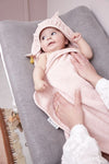 Badcape Meyco Ruffle Badstof Soft Pink