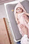 Badcape Meyco Ruffle Badstof Soft Pink
