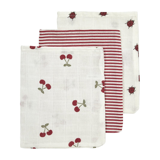 Washandjes Meyco Girly Garden Multicolour 3-pck