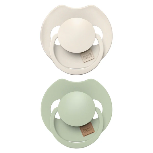 Fopspeen Difrax LOVI Dynamic 0-6 mnd Prime Ivory/Pistachio 2 st.