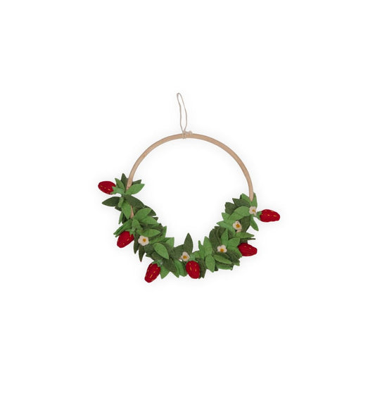 Wandhanger KidsDepot Flower Hoop Strawberry
