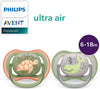 Fopspeen Philips Avent Ultra Air +6mnd Schildpad/Walvis
