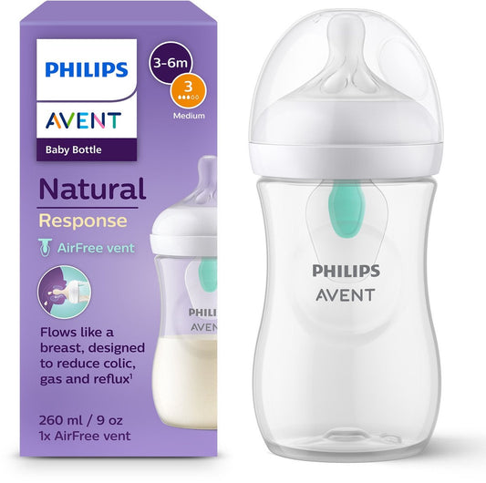 Fles Philips Avent Natural 3.0 AirFree-ventiel 260ml
