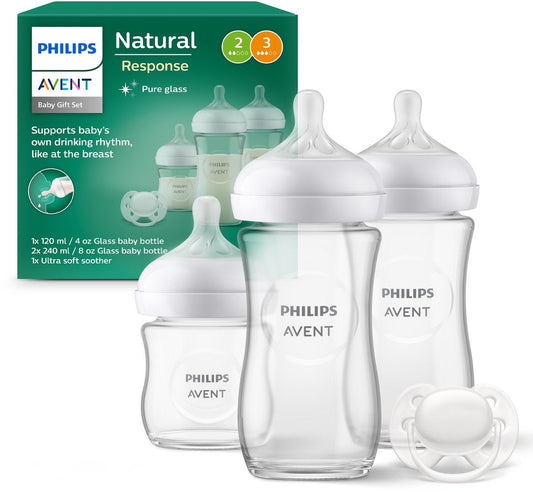 Starterset Philips Avent Natural 3.0 Glas 7-delig