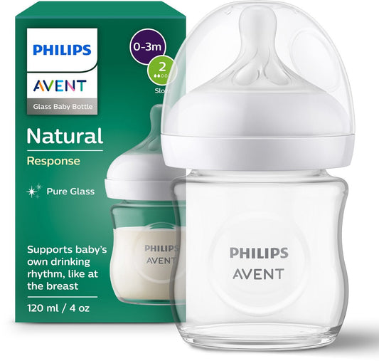 Fles Philips Avent Natural 3.0 120ml Glas