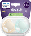Fopspeen Phillips Avent Ultra Soft Neutraal +0mnd