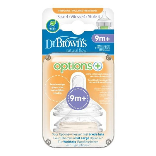 Speen Dr. Brown's Options+ Y-speen Breed 9+mnd 2st
