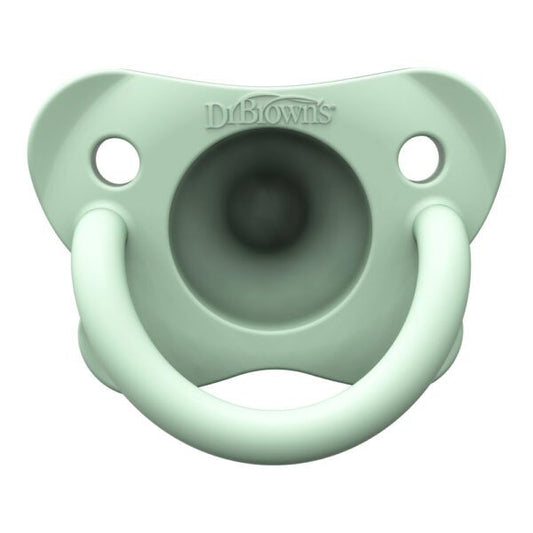 Fopspeen Dr. Brown's HappyPaci Siliconen Roze & Groen 0-6 mnd