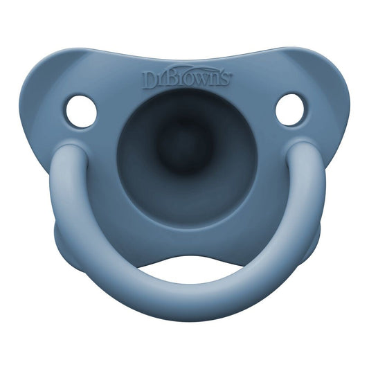 Fopspeen Dr.Brown's HappyPaci Siliconen Blauw & Groen 0-6 mnd