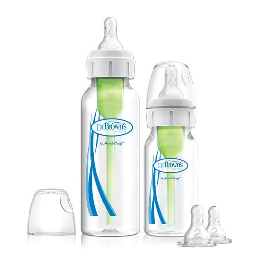 Starterset Dr. Browns Options+ Anti-Colic Standaard Halsfles 2-pack