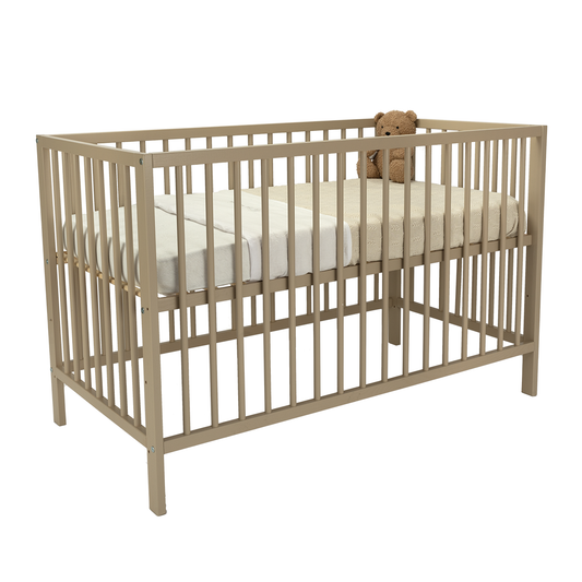 Meegroei Ledikant Colorfull Home Luca V2 Pure Sand 60x120