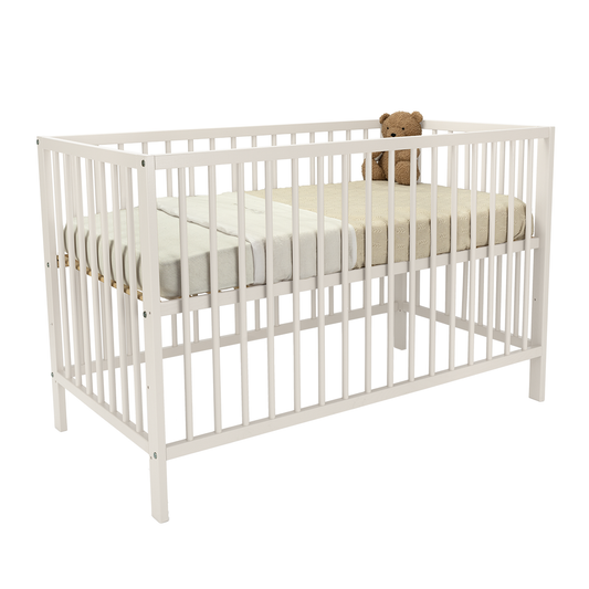 Meegroei Ledikant Colorfull Home Luca V2 Pure White 60x120
